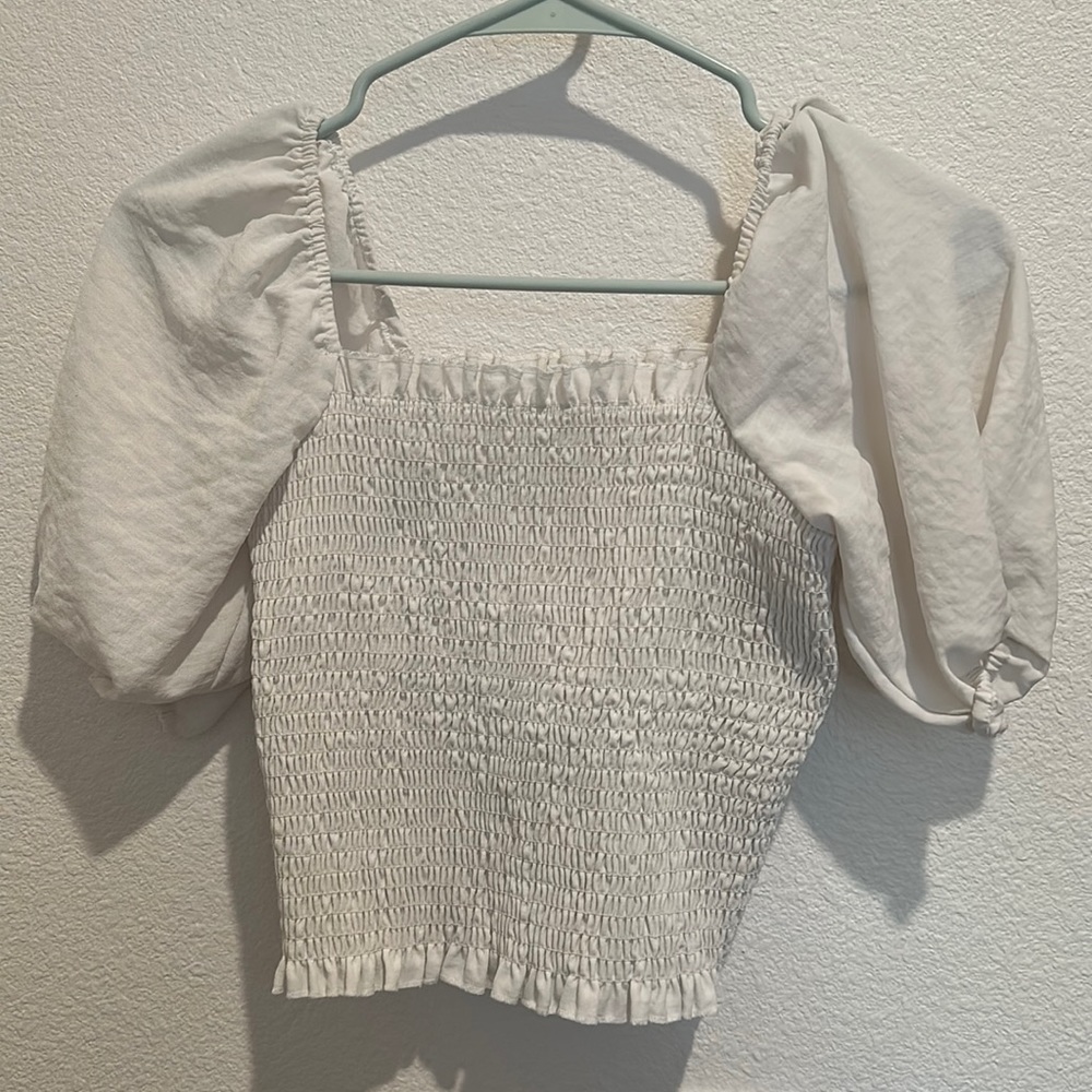 Leith puff shirt